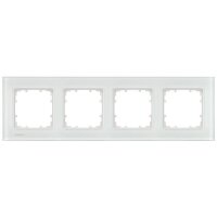 Siemens Rahmen 5TG1204-1 4fach Glas weiss