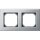 Merten Metallrahmen 475260 2fach platinsilber