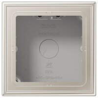 JUNG AP-Kappe ES2581A-L mit Rahmen 1fach