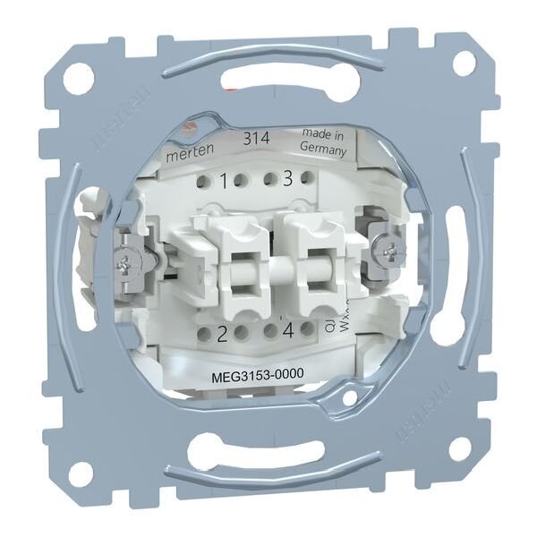 Merten Doppeltastereinsatz MEG3153-0000 1S1Ö 1polig 10A AC250V