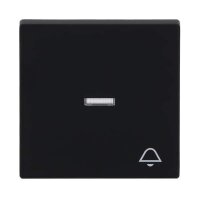 Busch-Jaeger Wippe 1789 KI-885 Symbol Klingel schwarz matt