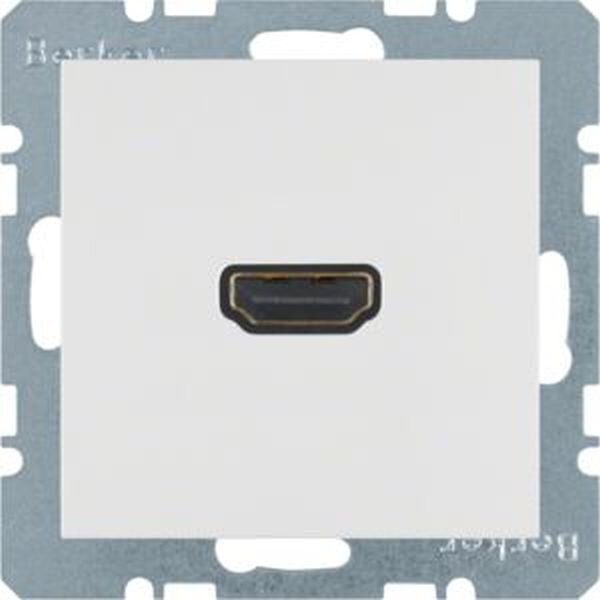 Berker High Definition Steckdose 3315428989 polarweiss glänzend