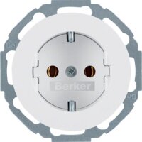 Berker Steckdose SCHUKO 47452089 polarweiss glänzend