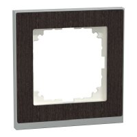 Merten Rahmen MEG4010-3671 1fach wenge/aluminium