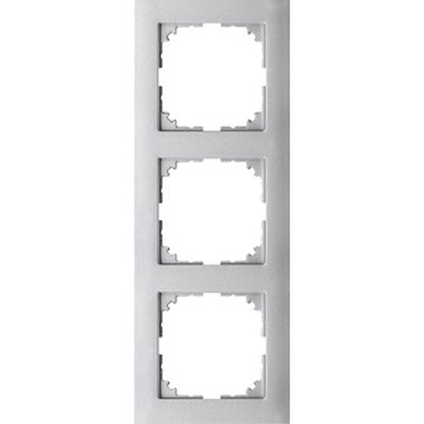 Merten M-Pure-Rahmen 3fach aluminium M-Pure