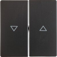 Berker Serienwippe 16256086 Aufdruck Pfeil anthrazit samt
