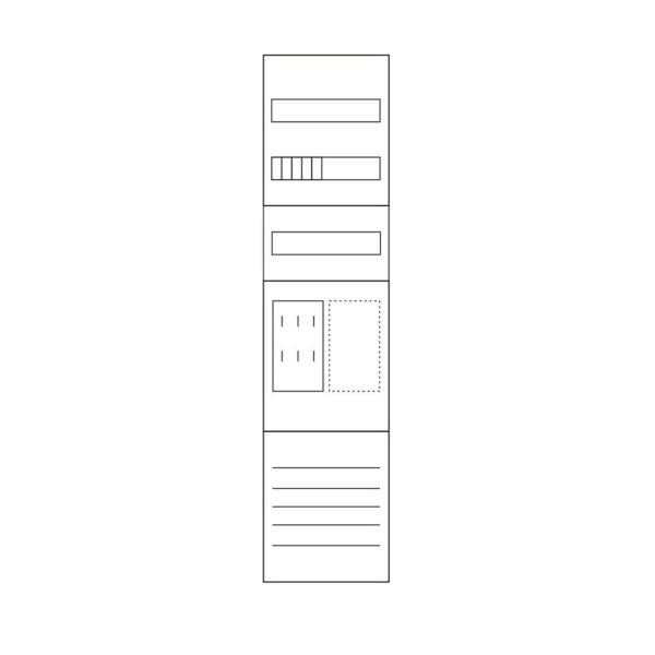 Eaton Zählerfeld ZSD-M17B0013 1feldrig