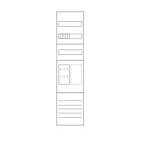 Eaton Zählerfeld ZSD-M17B0013 1feldrig