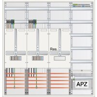 ABN Zählerschrank 3Pkt 2Z 1R 1V 1APZ sHS Kabelkanal...