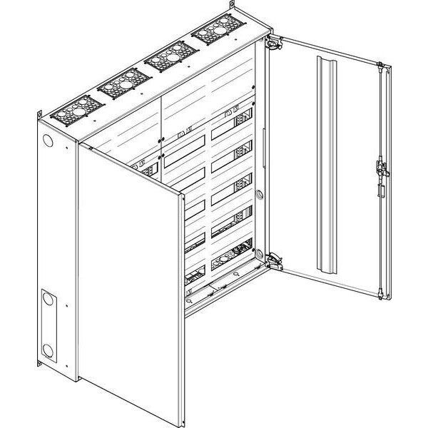 ABN Wandgehäuse IP43 schutzisoliert 5RE REG/2 RE Klemmen