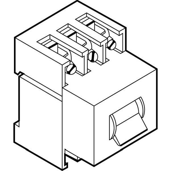ABN Hauptschalter 63A 3polig 3TE 10kA