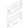 ABN Abdeckplatte 250x300mm 1FB/2RE offen 125mm