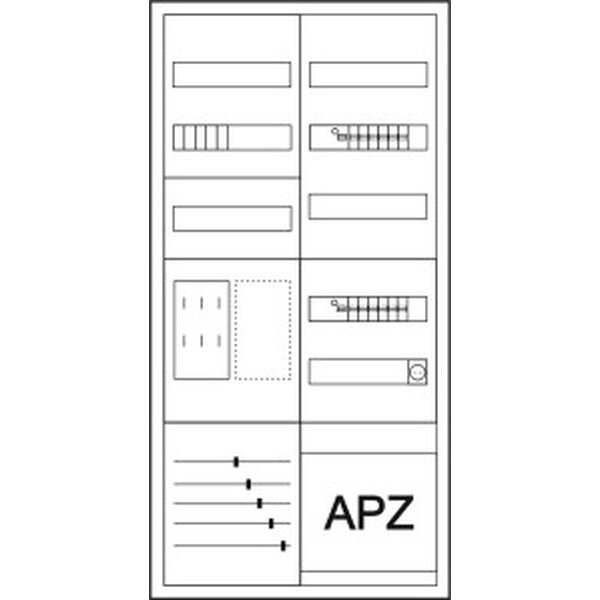 Eaton Zähler-Komplettschrank ZSD-ZV-1100-BKE-I/APZ/B